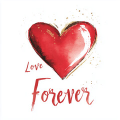 heart on a white background