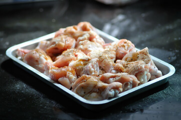 raw chicken or ferment chicken for cook