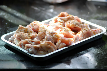 raw chicken or ferment chicken for cook