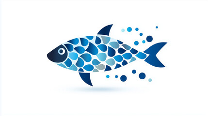 Fish with Blue Scales