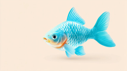 Fish with Blue Scales