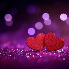 Fototapeta premium valentine hearts background
