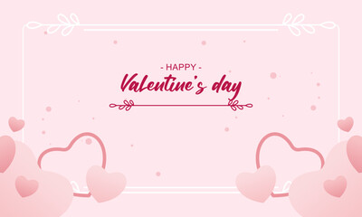 Cupids sky valentine day background