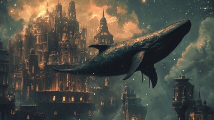 Whale Over the City of Dreams: A Nocturnal Fantasy