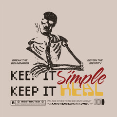 Street wear design inspiration. Retro futuristic design for apparel, clothing, and poster