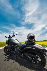 Rapeseed field in Swan Lake Scenic Area, Guyuan County, Zhangjiakou, Hebei Province, China