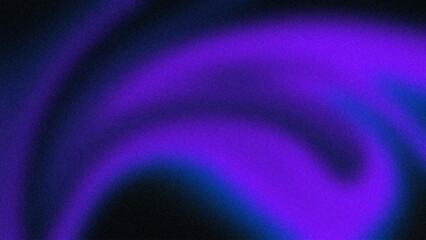 Abstract blue purple on dark background with grainy texture, gradient wavy background, modern horizontal background.