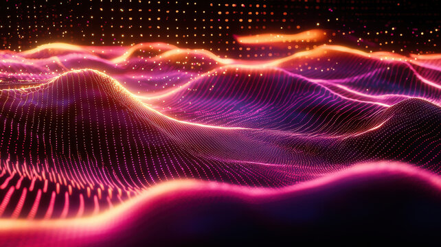 A futuristic scatter plot with glowing, pulsating data points floating over a dark, holographic grid, featuring smooth animations and dynamic tooltips for an immersive, high-tech data visualization.