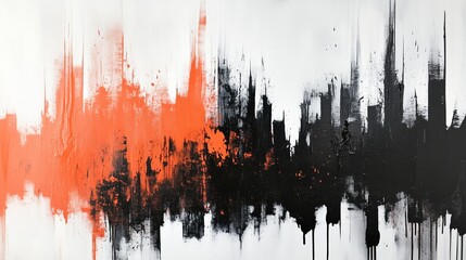 Background image of abstract paint streaks blending in bold contrasts
