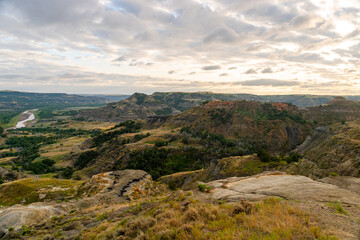 Naklejka premium Riverbend Overlook