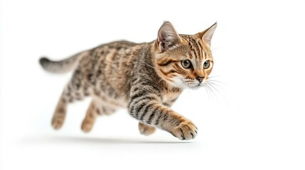 Obraz premium Adorable Running Cat