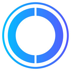 Fototapeta premium ring gradient icon
