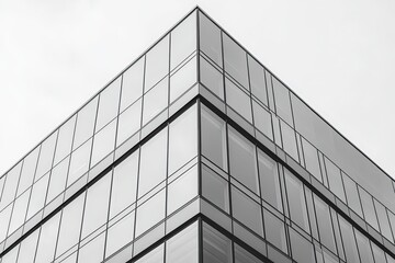 Modern Glass Architecture with Minimalist Design