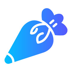 pastry bag Gradient icon