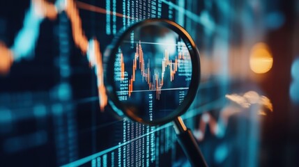 Analyzing financial trends with data visualization tools business sector infographic display digital environment