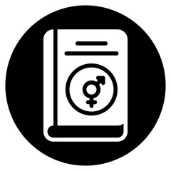 sex education glyph icon