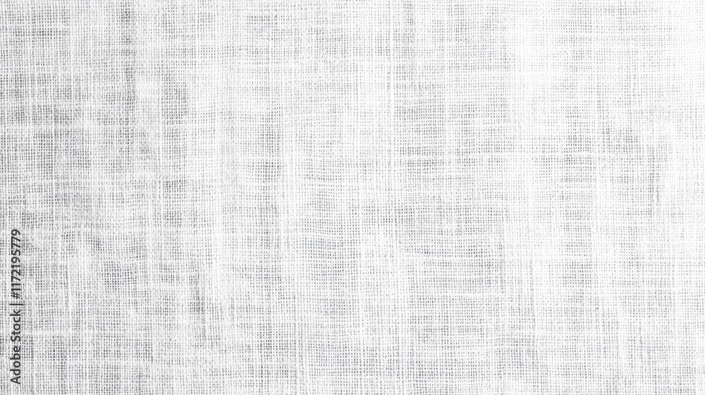 Poster white cross-hatched linen texture background ideal for design, craft, and textile projects.