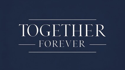 Together Forever A Simple Romantic Design