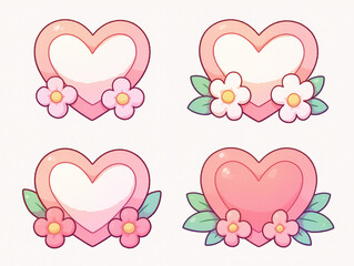 Heart-Shaped Floral Decorations