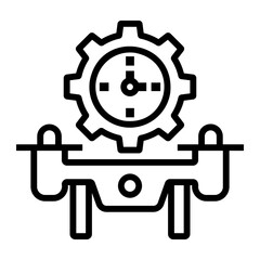 rent Line Icon