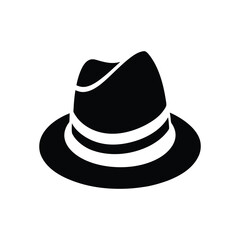 Black fedora-hat.eps