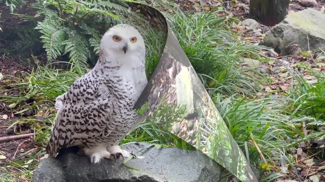 Chouette Harfang des neiges ou Ukpik