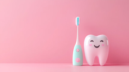 Teeth and toothbrushes, wallpaper, Dental health and daily cleaning essentials