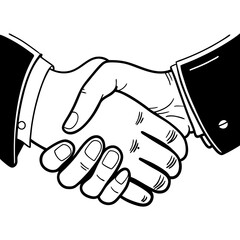 shake between two businessmen