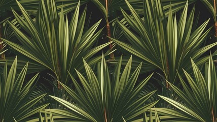palm tree leaves