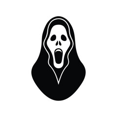 ghostface scream unique logo.eps