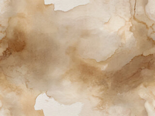 The abstract brown watercolor design creates a soothing visual effect.