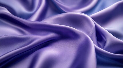 Obraz premium Luxurious purple satin fabric with elegant folds and drapes.