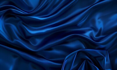 Fototapeta premium A deep, solid midnight blue backdrop, exuding sophistication and perfect for an elegant design