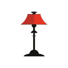 Obraz premium table lamps silhouette 01.eps
