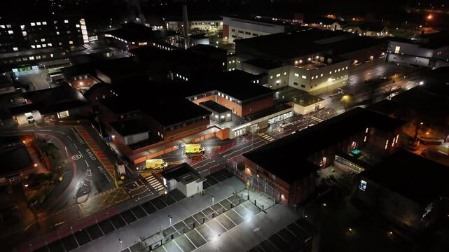 Hospital Aerial Footage 
(tameside hospital, Gtr Manchester)