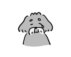 泣く犬