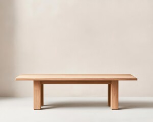 home decor minimalism. Expandable dining table with a minimalist profile, crafted from lightweight materials for effortless transformation