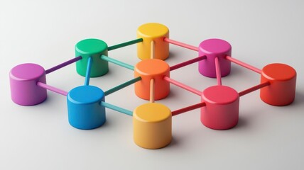 Fototapeta premium machine learning concept. Hierarchical Clustering for Big Data Scalable versions like BIRCH partitioning large datasets into manageable clusters