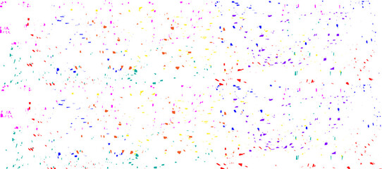 Colorful confetti falling randomly. Abstract dark background with explosion particles. can be used for greeting card, cover, poster, card, carnival, holiday, celebration. Vector illustration