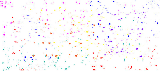 Colorful confetti falling randomly. Abstract dark background with explosion particles. can be used for greeting card, cover, poster, card, carnival, holiday, celebration. Vector illustration