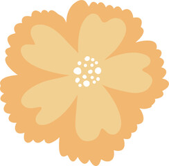 Cute flower doodle vector for decoration