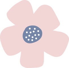 Cute flower doodle vector for decoration