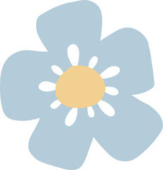 Cute flower doodle vector for decoration