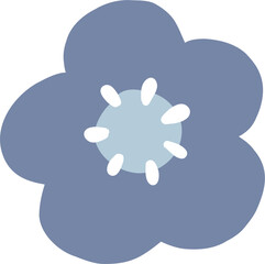 Cute flower doodle vector for decoration