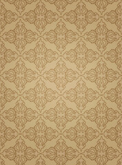 Vintage background with decorative patterns.
