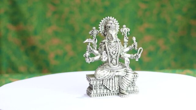 Goddess Varahi is the feminine aspect of Lord Varaha (boar form), who is an incarnation of Lord Vishnu. Varahi Amman is depicted as a fierce goddess with the face of a pig and the body of a woman.