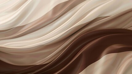 Fototapeta premium Gradient of mocha mousse color in 2025 presenting a beautiful and elegant look. Soft hues blending seamlessly to create an alluring visual effect. The mocha mousse shade bringing a touch of sophistica