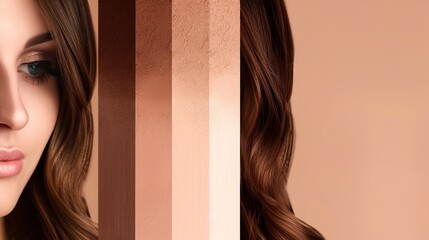 Gradient of mocha mousse color in 2025 presenting a beautiful and elegant look. Soft hues blending seamlessly to create an alluring visual effect. The mocha mousse shade bringing a touch of sophistica