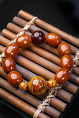 Jade and agate crafts beautifully carved using traditional techniques