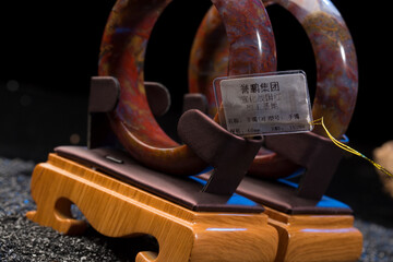 Jade and agate crafts beautifully carved using traditional techniques